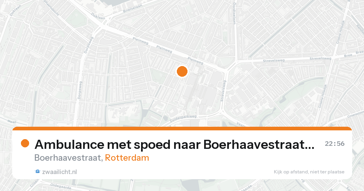 Ambulance met spoed naar Boerhaavestraat in Rotterdam — 7 feb 2026