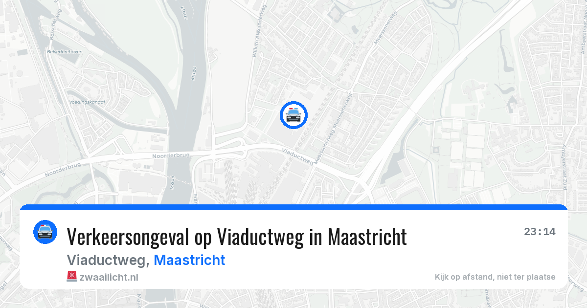 Verkeersongeval op Viaductweg in Maastricht — 8 aug 2026