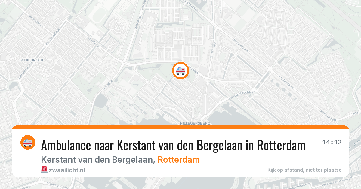Ambulance naar Kerstant van den Bergelaan in Rotterdam — 26 jun 2026