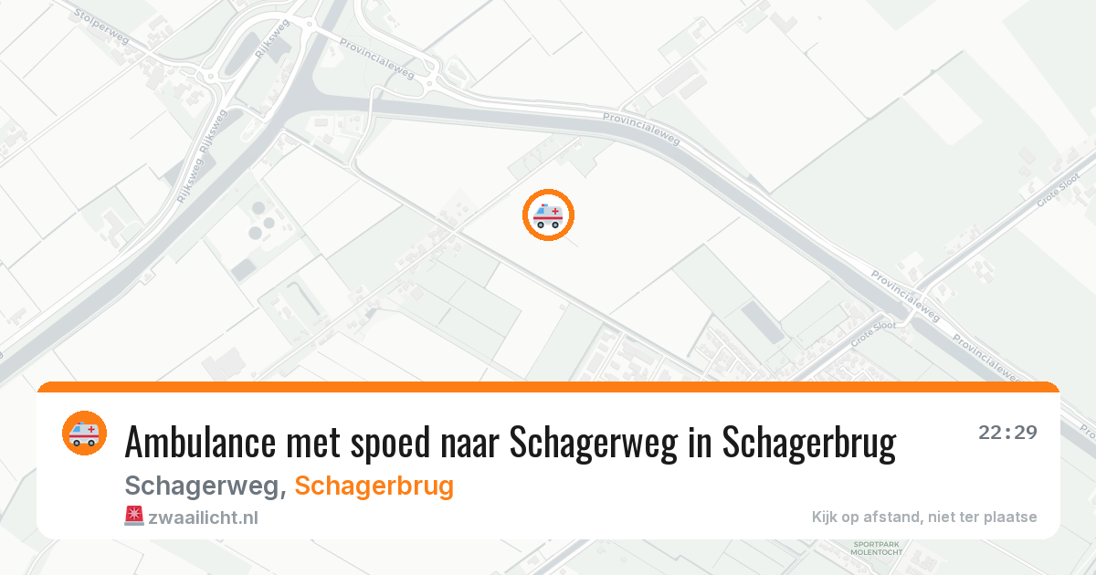 Ambulance met spoed naar Schagerweg in Schagerbrug — 6 mrt 2026