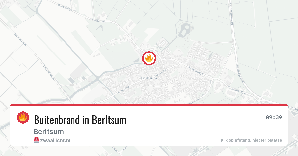 Buitenbrand in Berltsum — 5 jul 2026