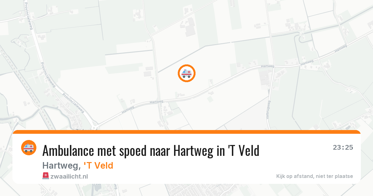 Ambulance met spoed naar Hartweg in 'T Veld — 19 jan 2026