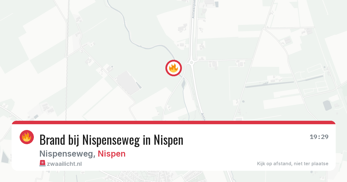 Brand bij Nispenseweg in Nispen — 16 feb 2026