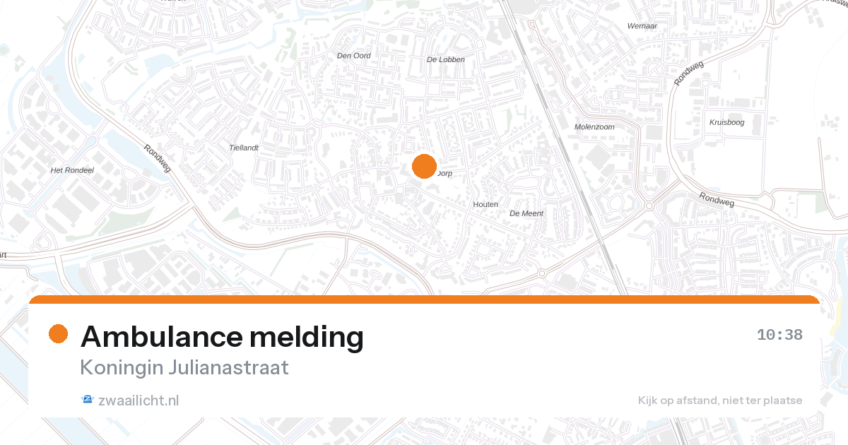 Ambulance melding — 2 mrt 2026