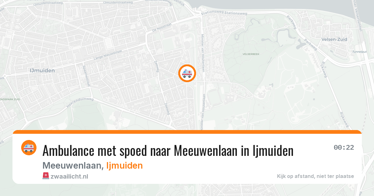 Ambulance met spoed naar Meeuwenlaan in Ijmuiden — 3 jul 2026