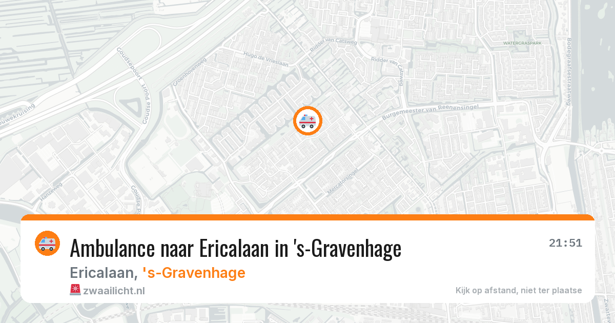 Ambulance naar Ericalaan in 's-Gravenhage — 27 mrt 2026