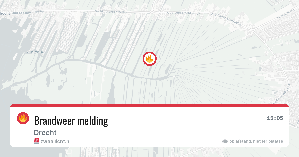 Brandweer melding — 19 jun 2026