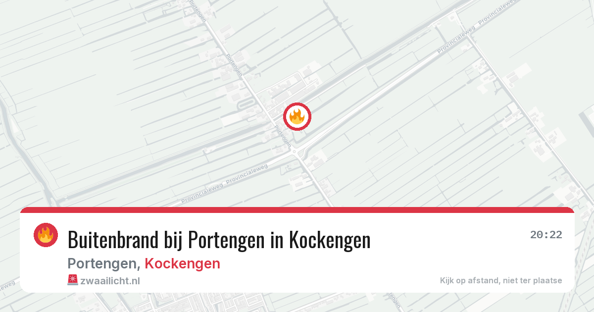 Buitenbrand bij Portengen in Kockengen — 11 aug 2026