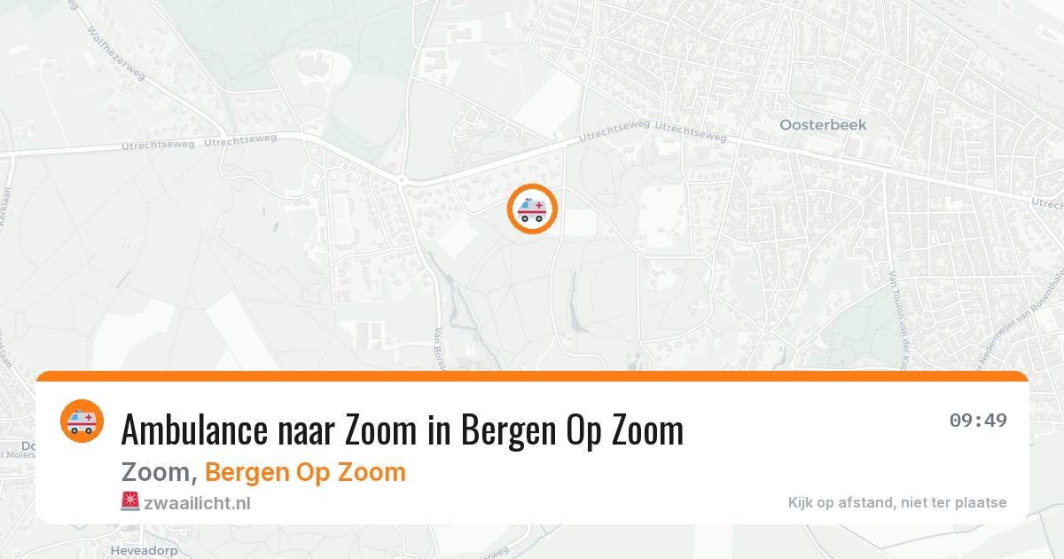 Ambulance naar Zoom in Bergen Op Zoom — 29 jan 2026