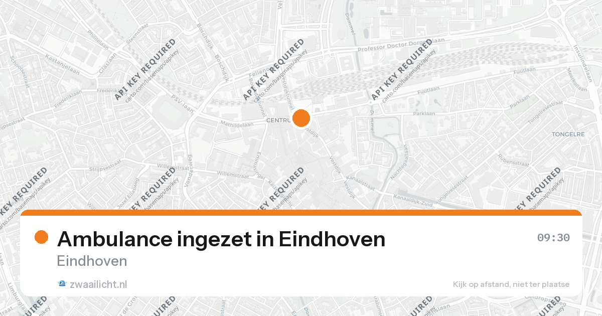 Ambulance ingezet in Eindhoven — 9 mrt 2026