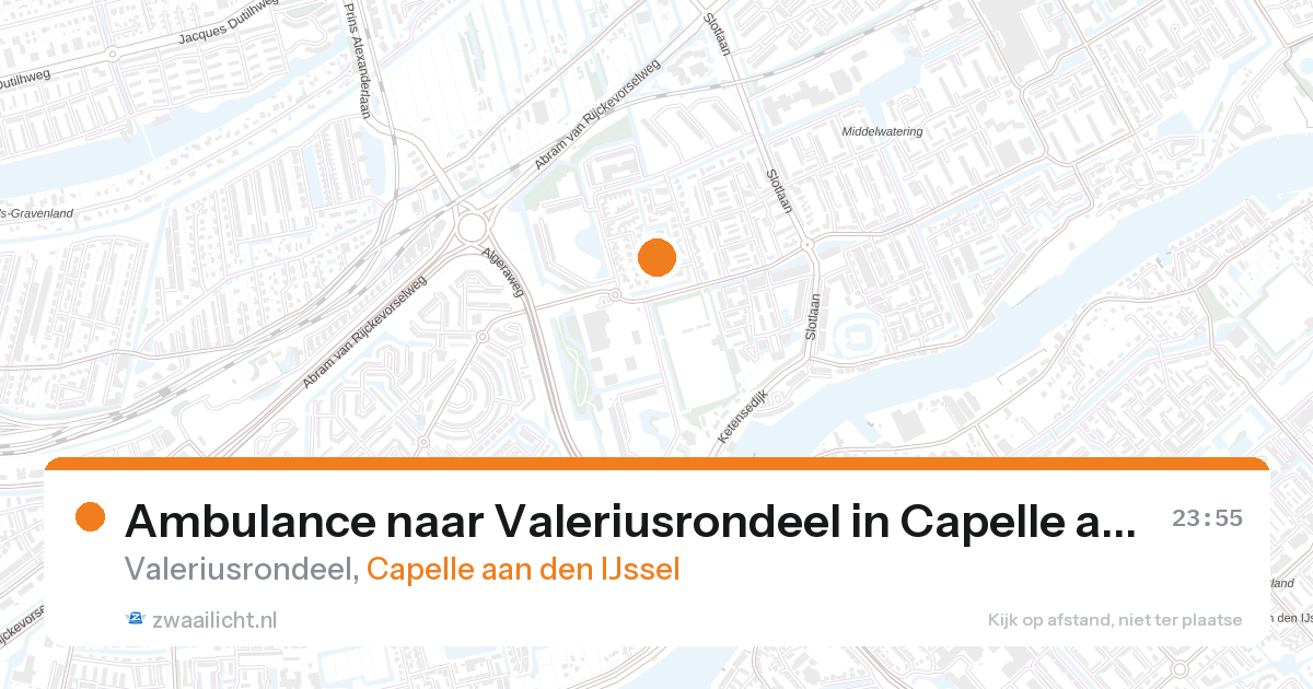 Ambulance naar Valeriusrondeel in Capelle aan den IJssel — 31 jan 2026
