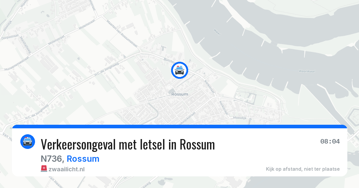 Verkeersongeval met letsel in Rossum — 12 jun 2026