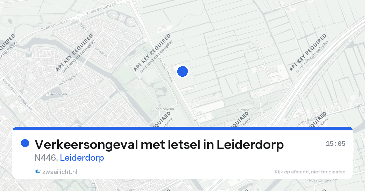 Verkeersongeval met letsel in Leiderdorp — 26 aug 2026