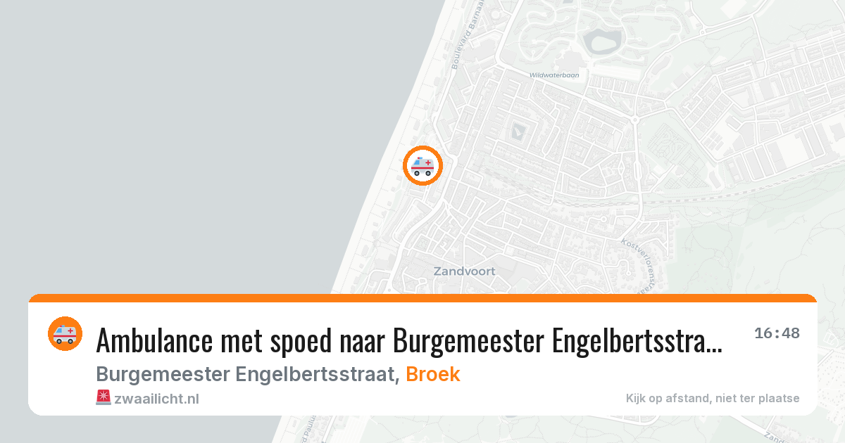 Ambulance met spoed naar Burgemeester Engelbertsstraat in Broek — 19 feb 2026