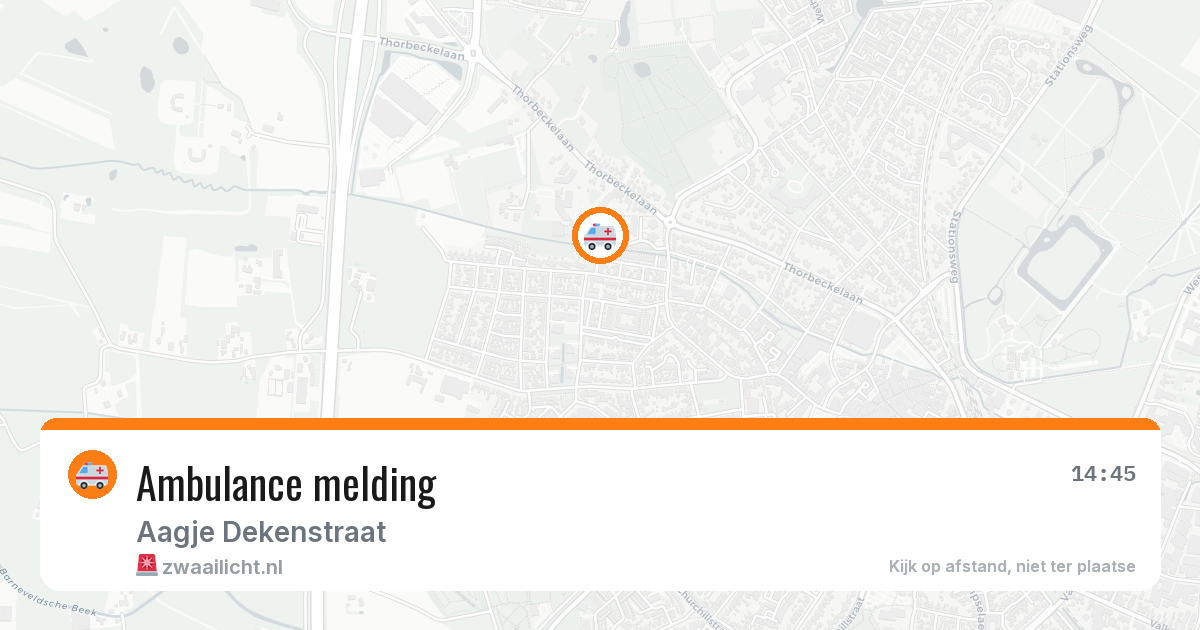 Ambulance melding — 8 feb 2026