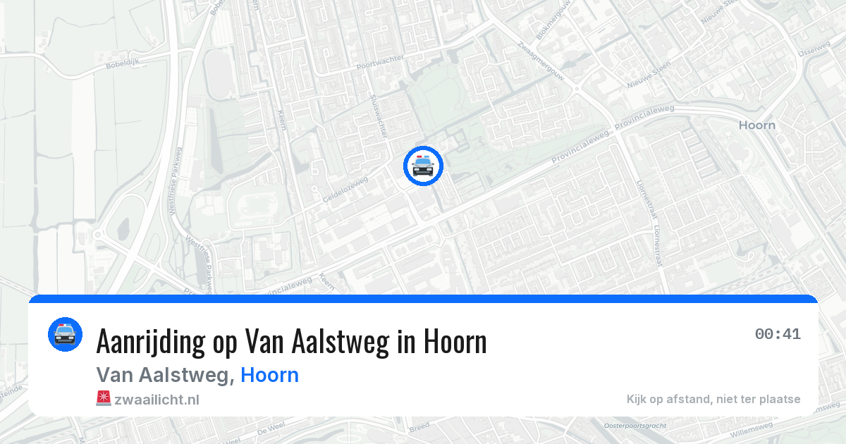 Aanrijding op Van Aalstweg in Hoorn — 4 jul 2026