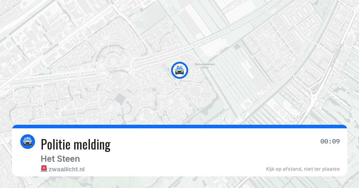 Politie melding — 17 mei 2026