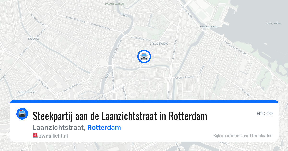 Steekpartij aan de Laanzichtstraat in Rotterdam — 30 mei 2026