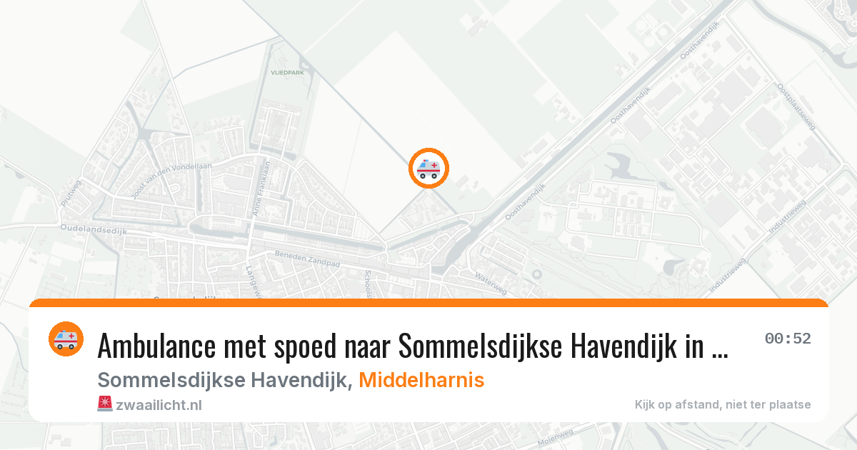 Ambulance met spoed naar Sommelsdijkse Havendijk in Middelharnis — 31 jul 2026