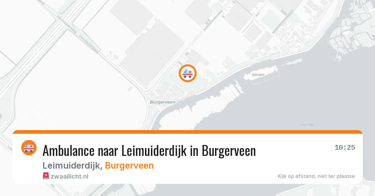Ambulance naar Leimuiderdijk in Burgerveen — 11 mrt 2026