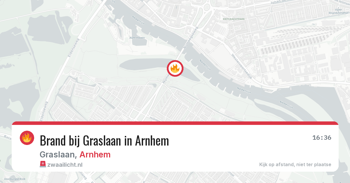 Brand bij Graslaan in Arnhem — 27 mei 2026