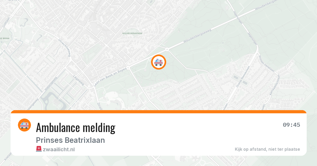 Ambulance melding — 30 jan 2026