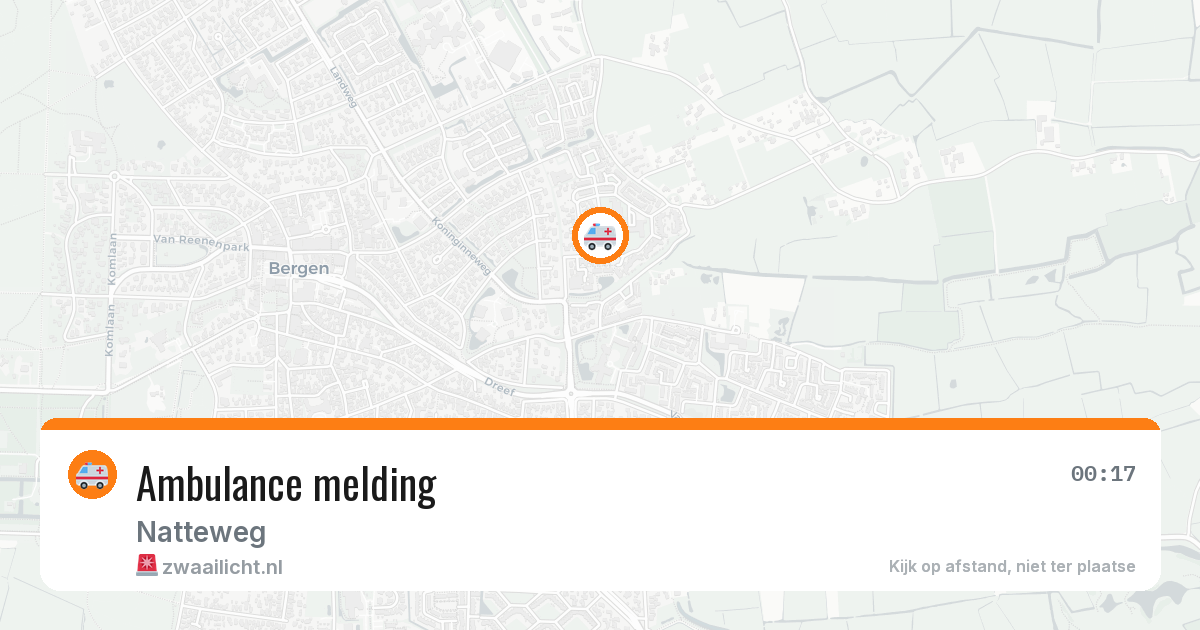 Ambulance melding — 21 jun 2026