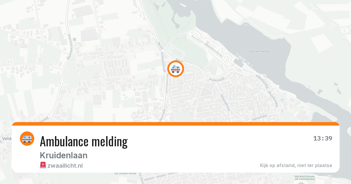 Ambulance melding — 13 jun 2026
