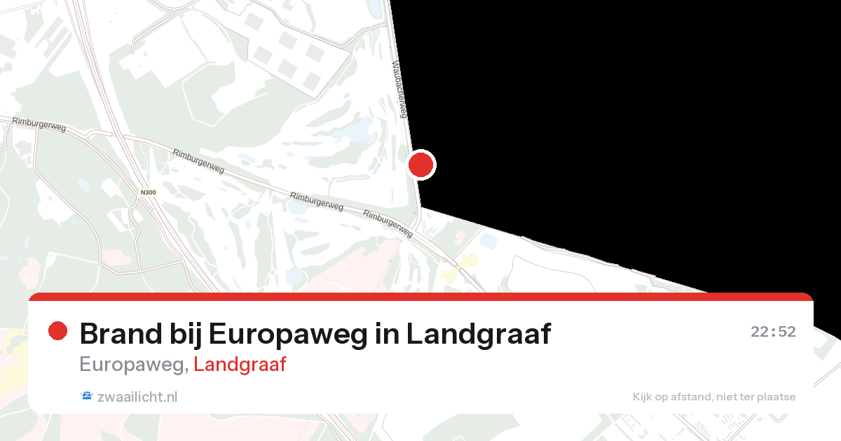 Brand bij Europaweg in Landgraaf — 31 jan 2026