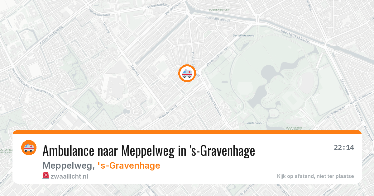 Ambulance naar Meppelweg in 's-Gravenhage — 12 mei 2026