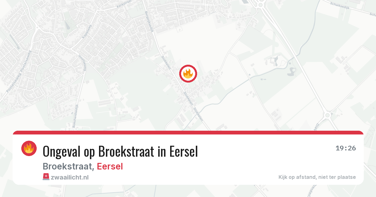 Ongeval op Broekstraat in Eersel — 17 jun 2026