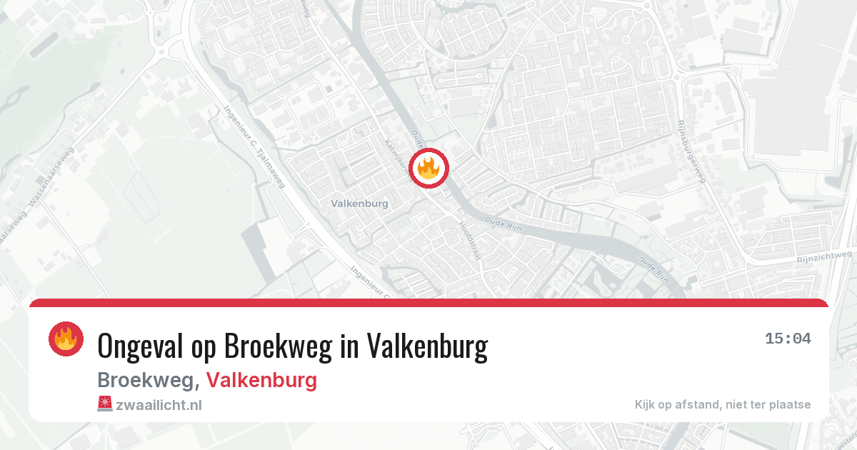 Ongeval op Broekweg in Valkenburg — 6 apr 2026