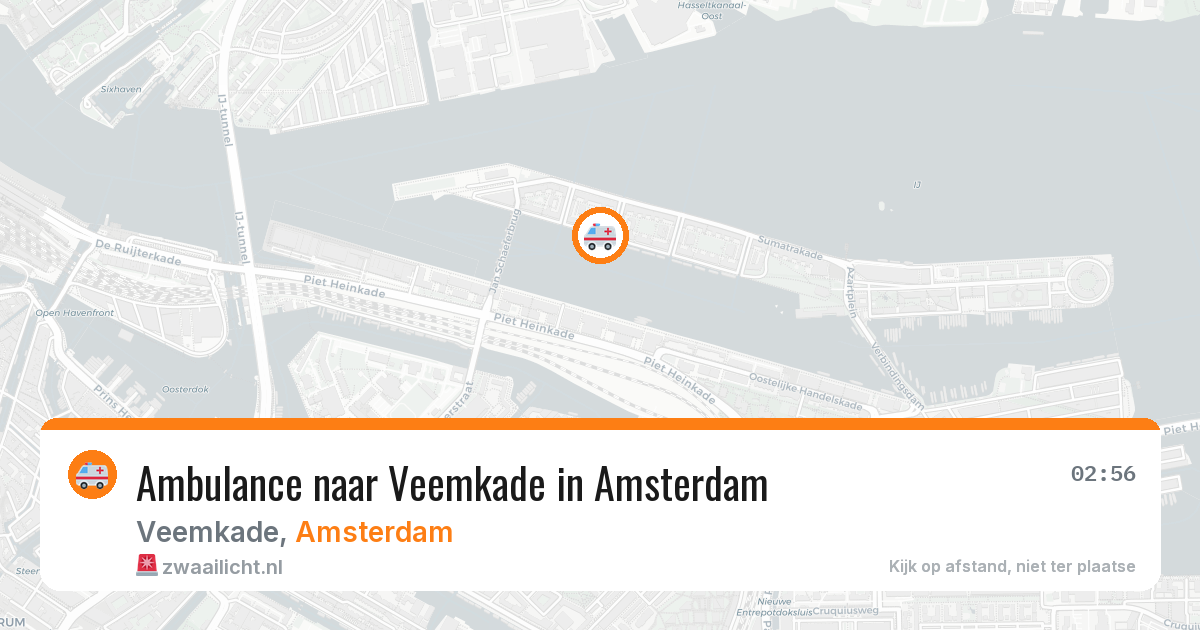 Ambulance naar Veemkade in Amsterdam — 24 jun 2026