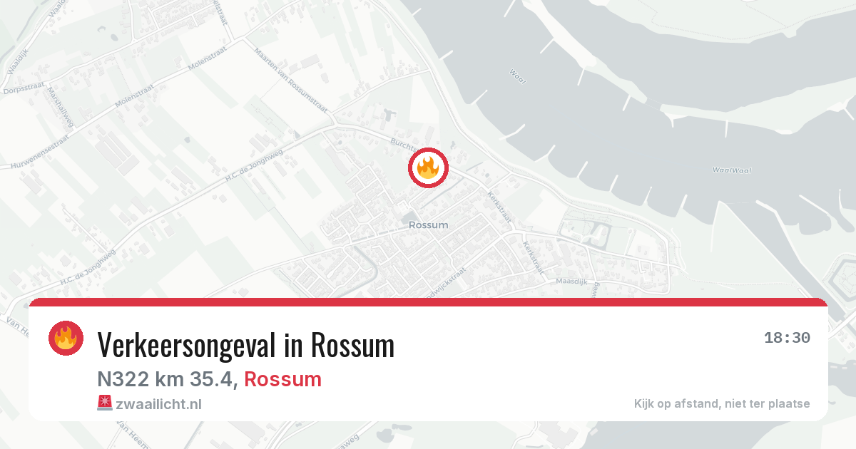 Verkeersongeval in Rossum — 8 jul 2026