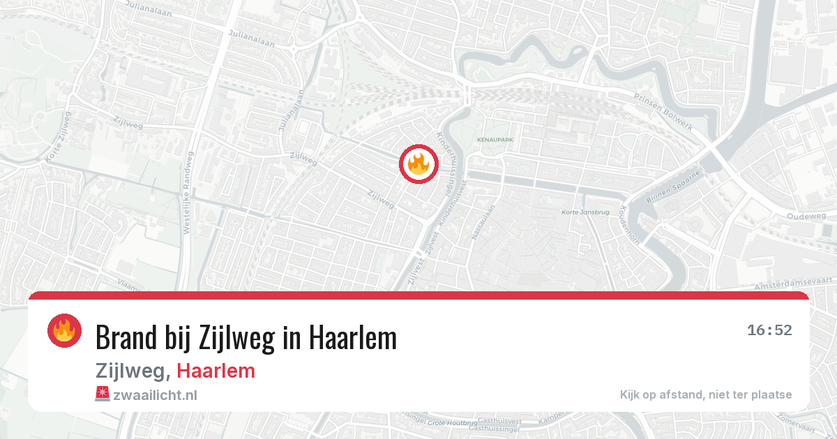 Brand bij Zijlweg in Haarlem — 19 mrt 2026