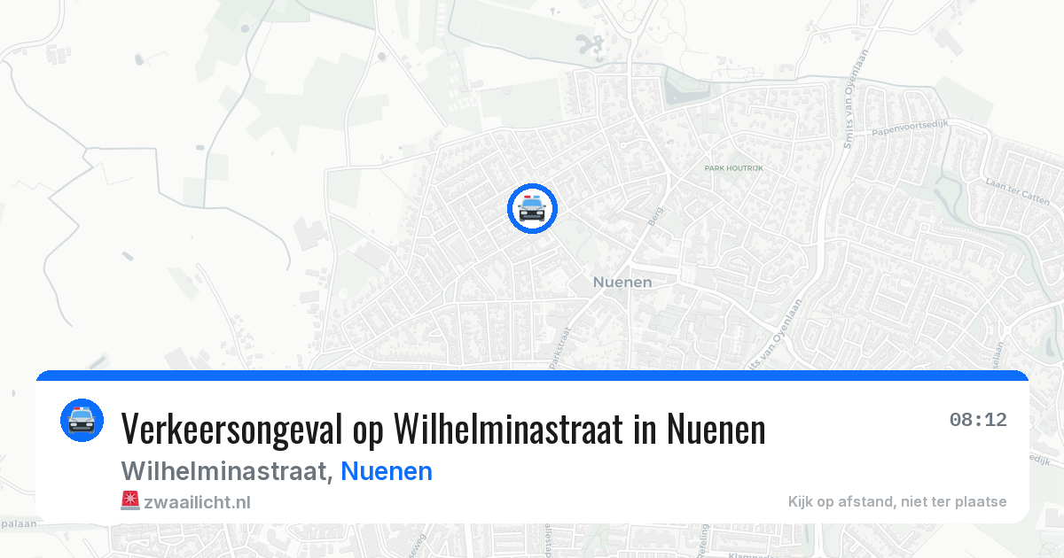 Verkeersongeval op Wilhelminastraat in Nuenen — 1 jun 2026