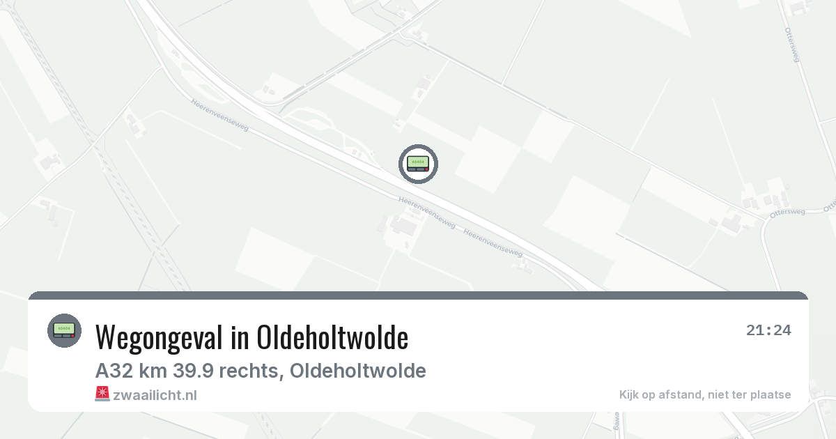 Wegongeval in Oldeholtwolde — 3 feb 2026