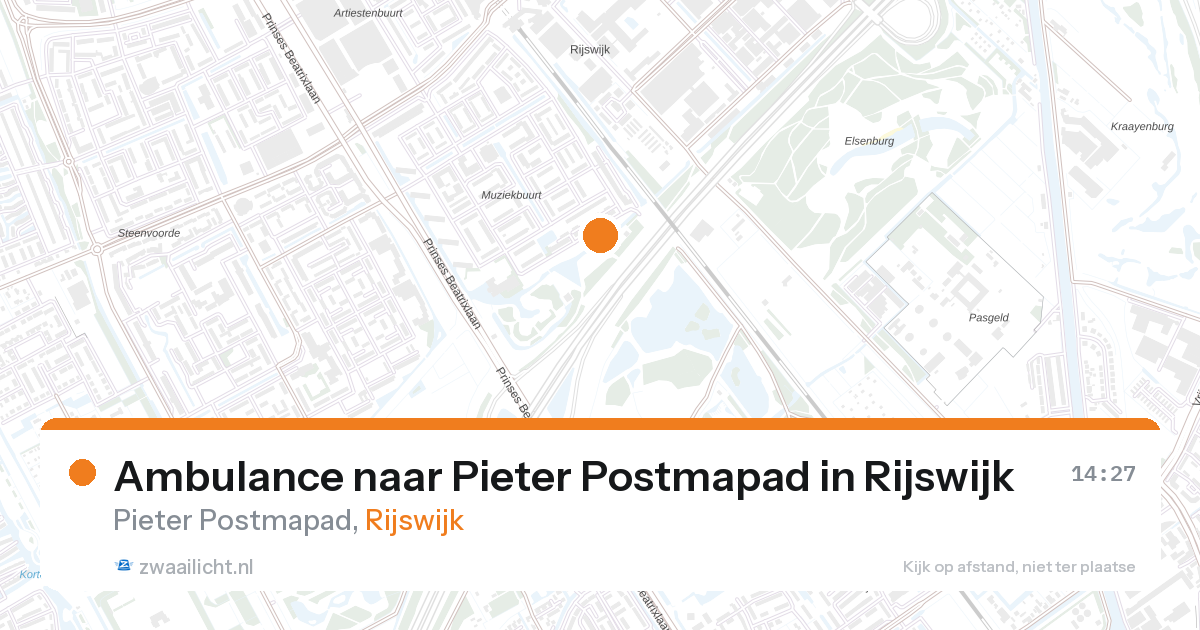 Ambulance naar Pieter Postmapad in Rijswijk — 4 jun 2026