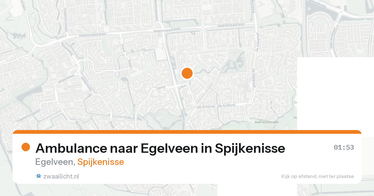 Ambulance naar Egelveen in Spijkenisse — 5 jul 2026