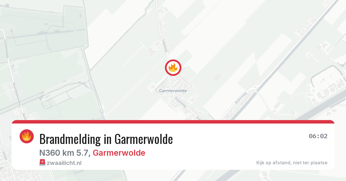 Brandmelding in Garmerwolde — 4 mrt 2026