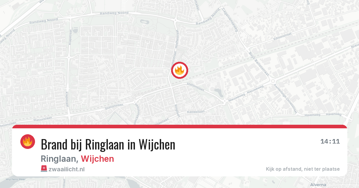 Brand bij Ringlaan in Wijchen — 7 jul 2026