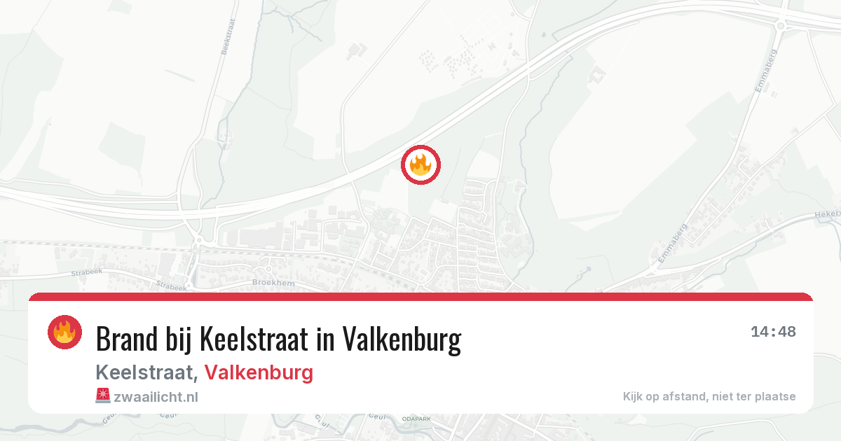 Brand bij Keelstraat in Valkenburg — 2 jul 2026