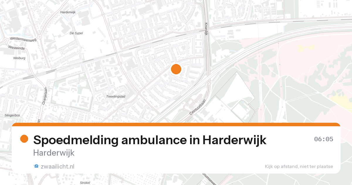 Spoedmelding ambulance in Harderwijk — 7 feb 2026