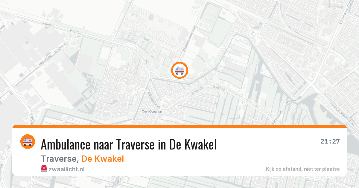 Ambulance naar Traverse in De Kwakel — 11 aug 2026