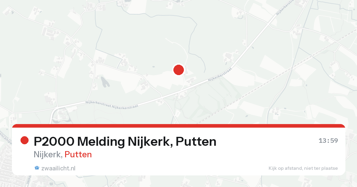 P2000 Melding Nijkerk, Putten — 31 jan 2026