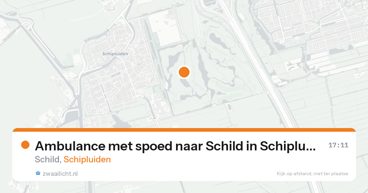 Ambulance met spoed naar Schild in Schipluiden — 18 aug 2026