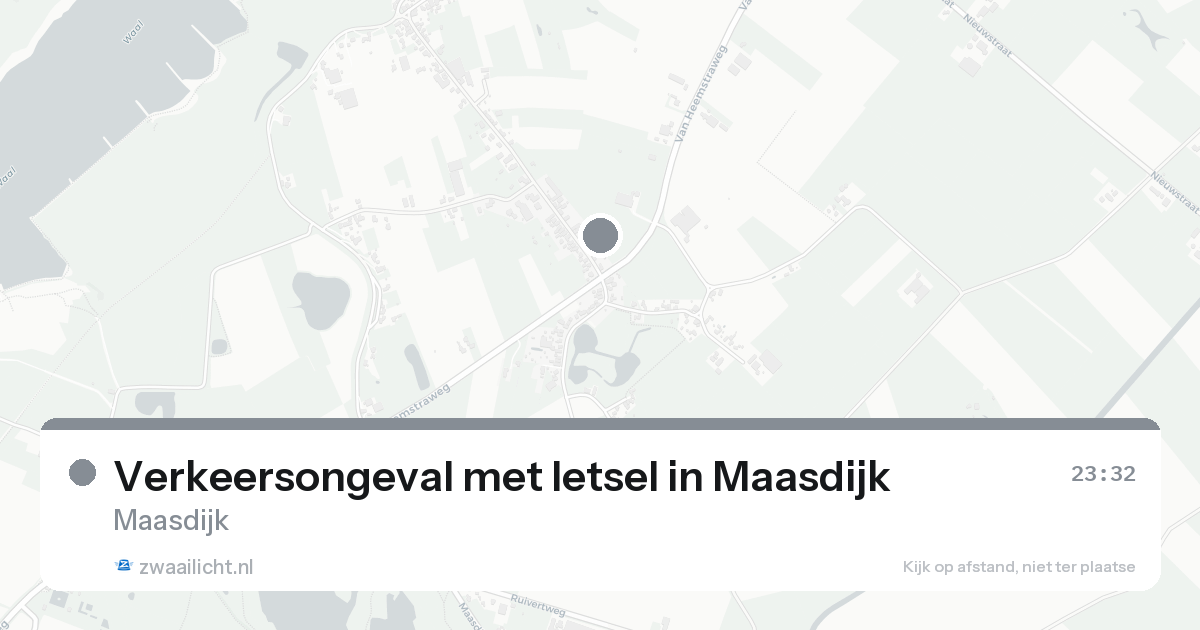 Verkeersongeval met letsel in Maasdijk — 30 jan 2026