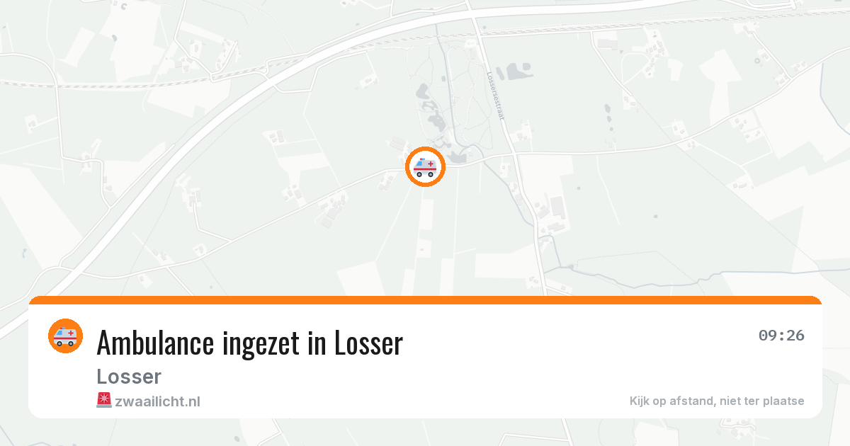 Ambulance ingezet in Losser — 27 jun 2026