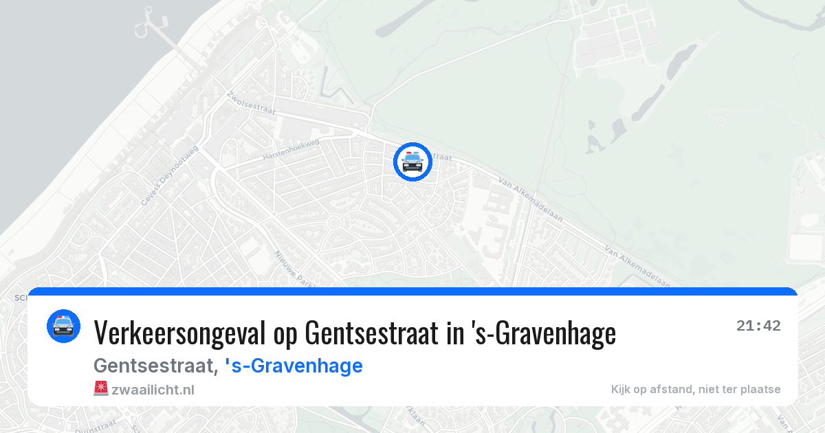 Verkeersongeval op Gentsestraat in 's-Gravenhage — 4 jul 2026