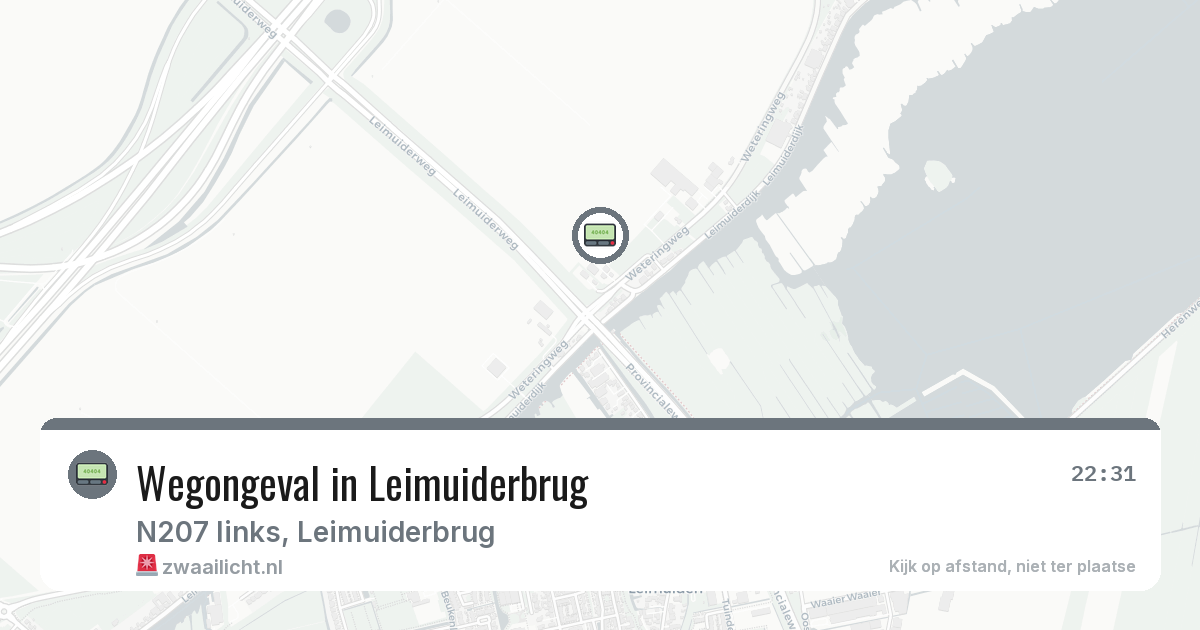 Wegongeval in Leimuiderbrug — 2 feb 2026